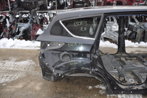 Quarter wing rear right Ford Escape MK3 13-19 black on the body, pokes