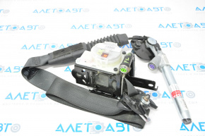 Driver's seat belt with tensioner Kia Optima 16-20 black