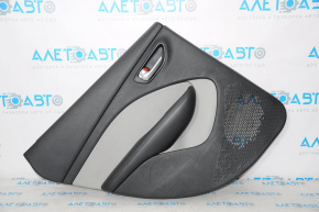 Door trim card rear left Dodge Dart 13-15 black with gray insert, scratches