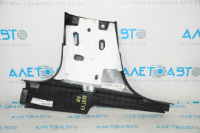Center pillar trim lower right Dodge Dart 13-16 black, scratches