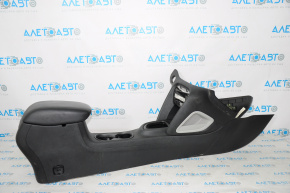Console center armrest and cup holders Dodge Dart 13-16 leather black
