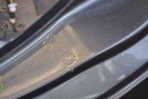 Quarter wing rear left Dodge Dart 13-16 gray on the body, bump, dented threshold below