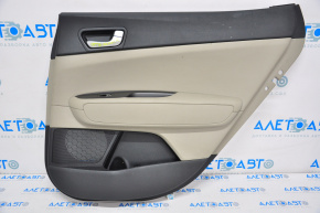 Door trim card rear right Kia Optima 16-18 black with gray, worn