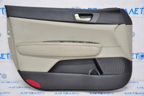 Door trim card front left Kia Optima 16-18 black with gray, worn