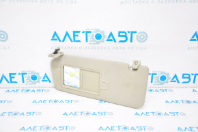 Left visor for Kia Optima 16-20 gray