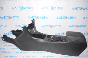 Central console armrest Mazda 6 13-15 prerest, black, red stitching
