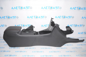 Central console armrest Mazda 6 13-15 prerest, black, red stitching
