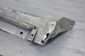 Left threshold Toyota Camry v55 15-17 usa silver, tears, dented edge, scratches