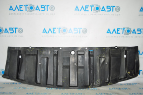 Front bumper guard Nissan Rogue 14-17 usa front FWD, dented, cracks
