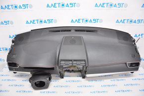Torpedo front panel without AIRBAG Toyota Camry v55 15-17 usa red stitching worn pads