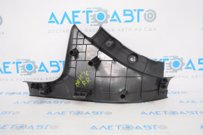 Honda Civic X FC 16-21 4D black rear right door sill plate