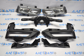 Fog light set 2 pcs + frames + guitar + fasteners Nissan Rogue 17-