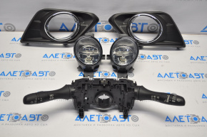 Fog light set 2pcs + frames + guitar Nissan Rogue 14-16