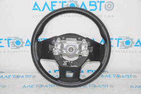 Naked steering wheel Subaru Outback 15-17 rubber black, with pads