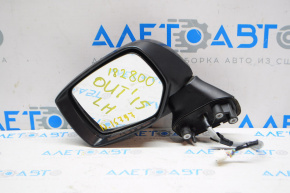 Side mirror left complete Subaru Outback 15-17 7 pins, structure without cover, scratches