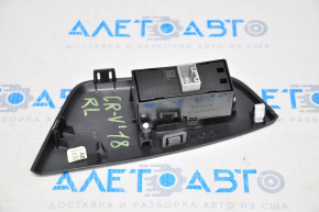 Rear left window lift control Honda CRV 17-22 with overlay
