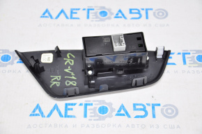 Rear right window lift control Honda CRV 17-22 black, manual, with black trim