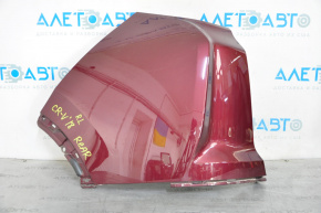 Rear bumper bare left Honda CRV 17-22 22red