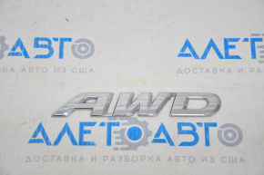 Emblem inscription AWD tailgate Honda CRV 17-22