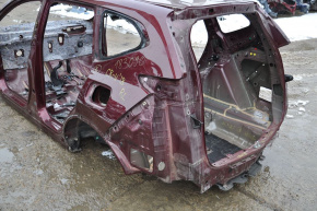 Quarter wing rear left Honda CRV 17-22 red