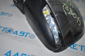 Left side mirror complete Jeep Grand Cherokee WK2 11-18 auto-dimming, heated, turn signal, chrome, for parts