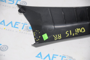 Trunk door trim right Subaru Outback 15-19 black broken latch