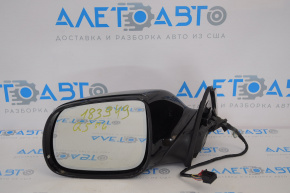Left side mirror complete Audi Q5 8R 09-17 15 pins, auto folding, dimming, turn signal, black