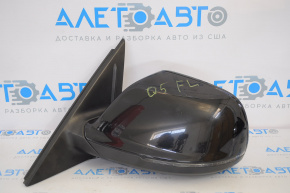 Left side mirror complete Audi Q5 8R 09-17 15 pins, auto folding, dimming, turn signal, black