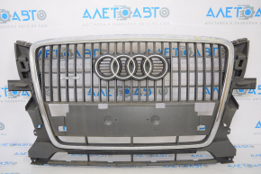Radiator grill grill Audi Q5 8R 09-12 dorest, with emblems, for parking sensors