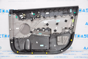 Door trim card front left Hyundai Elantra AD 17-18 leather gray, worn