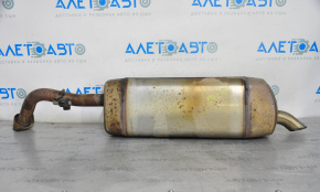 Muffler rear part with barrel Hyundai Elantra AD 17-20 2.0 rusty, dented, broken stud