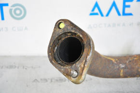 Muffler rear part with barrel Hyundai Elantra AD 17-20 2.0 rusty, dented, broken stud