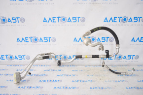 Air conditioner tube heater-condenser Hyundai Elantra AD 17-18 2.0 with valve