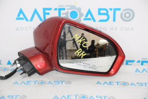 Right side mirror complete Lincoln MKC 15-19 14 pins, BSM, turn signal, red