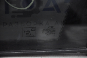 Rear right window, blind glass, Audi Q5 8R 09-17, tinted, matte black