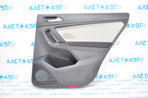 Door trim card rear right VW Tiguan 18-20 black-gray