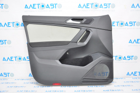 Door trim card front left VW Tiguan 18-19 black-gray