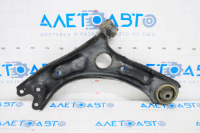 The lower front right control arm of a Hyundai Sonata 15-17 is iron, the silent block is torn.