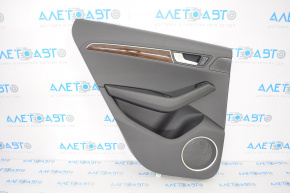 Door trim card rear left Audi Q5 8R 09-17 black, Premium Plus, Bang and Olufsen