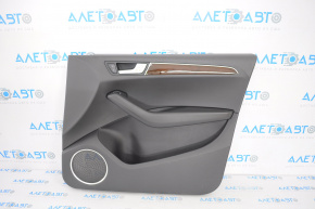 Door trim card front right Audi Q5 8R 09-17 black, Premium Plus, Bang and Olufsen