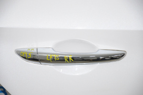 Hyundai Sonata 15-19 chrome outer rear right door handle