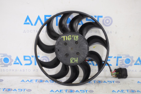 Right cooling fan for VW Tiguan 18-19, 320mm
