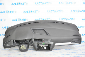 VW Tiguan 18-24 black dashboard without airbag