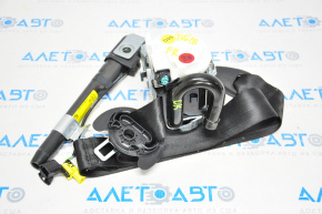 Passenger seat belt with tensioner for VW Tiguan 18-21 with squib, black