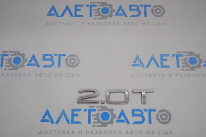 Emblem badge rear "2.0t" Audi Q5 8R 09-17