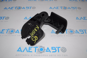 Black hood release handle for Audi Q5 8R 09-17 interior, with bracket