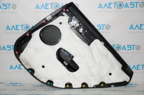 Rear left door panel, black, Hyundai Sonata 15-17 USA