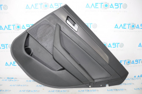 Door trim panel, rear right, Hyundai Sonata 15-17 USA, black