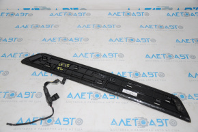 Door sill trim front left outer Hyundai Sonata 15-19 chrome with backlight