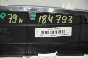 Instrument cluster Hyundai Sonata 15-18 79k scratches